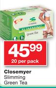Closemyer Slimming Green Tea 20-Per Pack