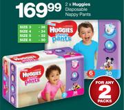 Huggies Disposable Nappy Pants-2 Packs