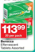 Berocca Effervescent Tablets 20-Per Pack