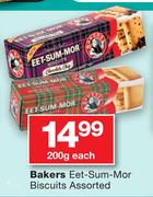 Bakers Eet-Sum-Mor Biscuits Assorted-200gm Each
