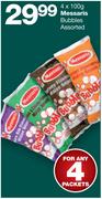 Messaris Bubbles Assorted-4 x 100gm