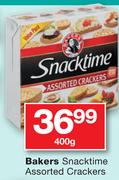 Bakers Snacktime Assorted Crackers-400gm