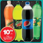 Pepsi Assorted/Mirinda/Mountain Dew/7UP Cold Drink-2Ltr Each