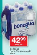 Bonaqua Pump Nie-Vonkelende Water-6 x 750ml