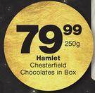 Hamlet Chesterfield Chocolate In Box-250g