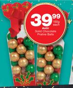 Astir Solid Chocolate Pralines Balls-150g Each