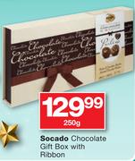 Socado Chocolate Gift Box with Ribbon-250gm