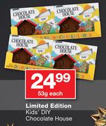 Limited Edition Kids' DIY Chocolate House-53gm Each