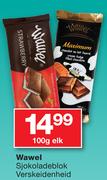 Wawel Sjokoladeblok Verskeidenheid-100gm Elk