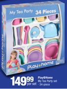 Play@Home My Tea Party Set 34-Piece-Per Set