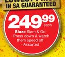 Blaze Slam & Go Press Down & Watch Them Speed Off-Each