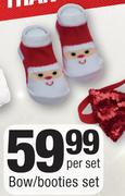 Bow/Booties Set-Per Set