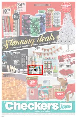 Checkers : Epic Christmas For Less! (11 Dec - 25 Dec 2018), page 28