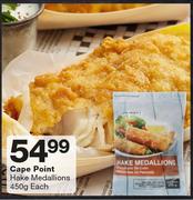 Cape Point Hake Medallions-450g Each
