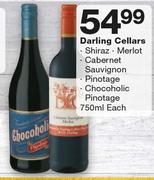 Darling Cellars Shiraz/Merlot/Caberent Sauvignon/Pinotage/Chocoholic Pinotage-750ml Each