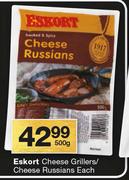 Eskort Cheese Grillers/Cheese Russians-500g Each