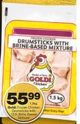 Goldi Frozen Chicken Drumsticks With 15% Brine Based Mixture-1.5Kg
