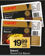 Eskort Round Cut Bacon-200g Each