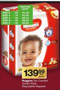 Huggies Dry Comfort Jumbo Pack Disposable Nappies-Per Pack