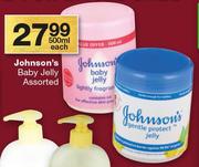  Johnson's Baby Jelly Assorted-500ml Each