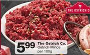 The Ostrich Co. Ostrich Mince-Per 100g