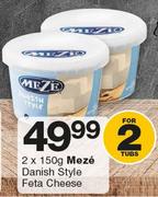 Meze Danish Style Feta Cheese-2x150g