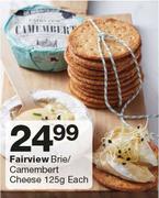 Fairview Brie/Camembert Cheese-125g Each