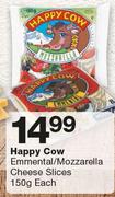 Happy Cow Emmental/Mozzarella Cheese Slices-150g Each