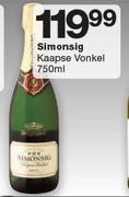 Simonsig Kaapse Vonkel-750ml