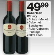 Robertson Winery Shiraz/Merlot/Cabernet Sauvignon/Ruby Cabernet/Pinotage-750ml Each