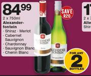 Alexander-Fontein Shiraz/Merlot/Cabernet Sauvignon/Chardonnay/Sauvignon Blanc/Chennin Blanc-2x750ml