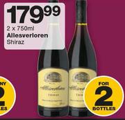 Allesverloren Shiraz-2x750ml