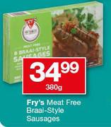 Fry’s Meat Free Braai-Style Sausages-380g