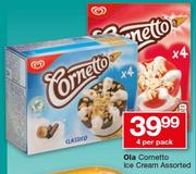 Ola Cornetto Ice Cream-4 Per Pack