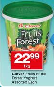 Clover Fruits Of The Forest Yoghurt-1kg Each