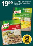 2 x Knorr Cook-In-Sauce Potato Bake/Veggie Bake