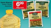 Santa Bianca Green Olives-195g Each