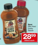 Spur Peri-Peri/Durky Sauce-500ml Each