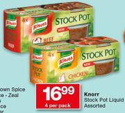 Knorr Stock Pot Liquid-4 Per Pack