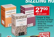 Cooper & Flyn Flavoured Tea Bags-20 Per Pack