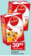 Canderel Sweetener Sticks-100 Per Pack