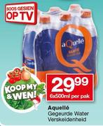Aquelle Gegeurde Water Verskeidenheid-6x500ml Per Pak
