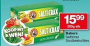 Bakers Salticrax Soutbeskuitjies-200g Elk