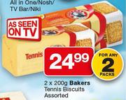 Bakers Tennis Biscuits-2x200g