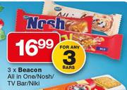 3 x Beacon All In One/Nosh/TV Bar/Niki