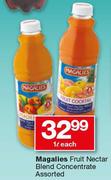 Megalies Fruit Nector Blend Concentrate-1Ltr Each