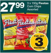 Fiestas Corn Chips-3x150g