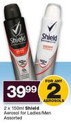 Shield Aerosol For Ladies/Men-2x150ml