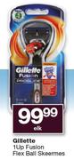 Gillette 1Up Fusion Flex Ball Skeermes-Elk