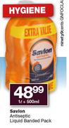 Savlon Antiseptic Liquid Banded Pack-1Ltr + 500ml